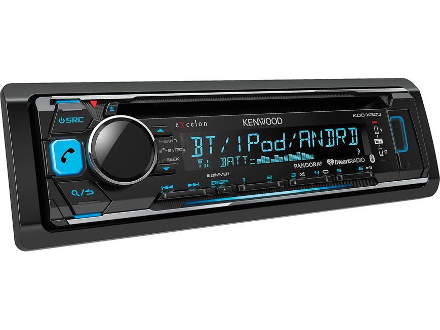Kenwood Excelon KDC-X300 CD receiver at Crutchfield