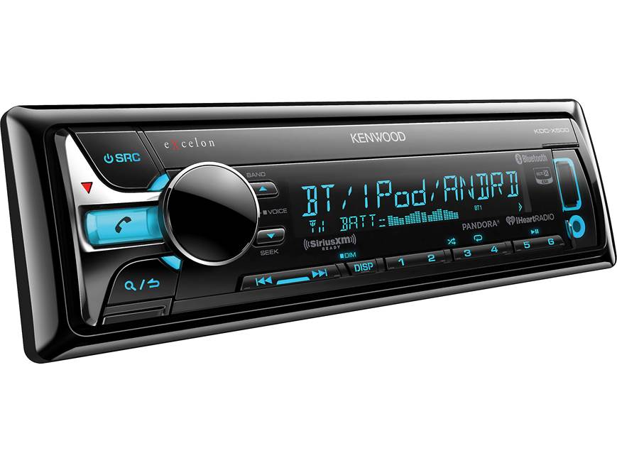 Kenwood Excelon KDC-X500 CD receiver at Crutchfield