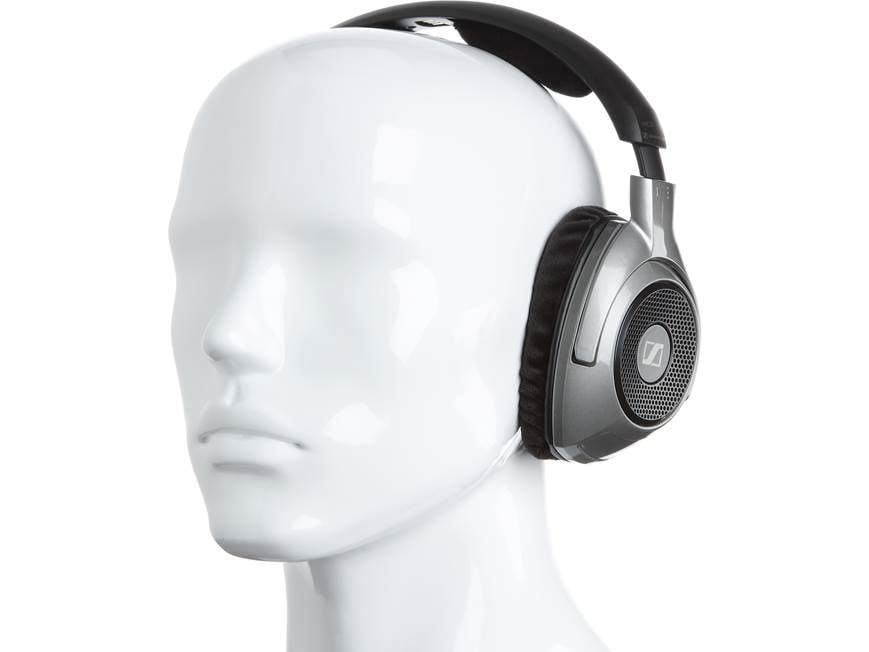 Sennheiser RS 180 Wireless headphones with docking station at