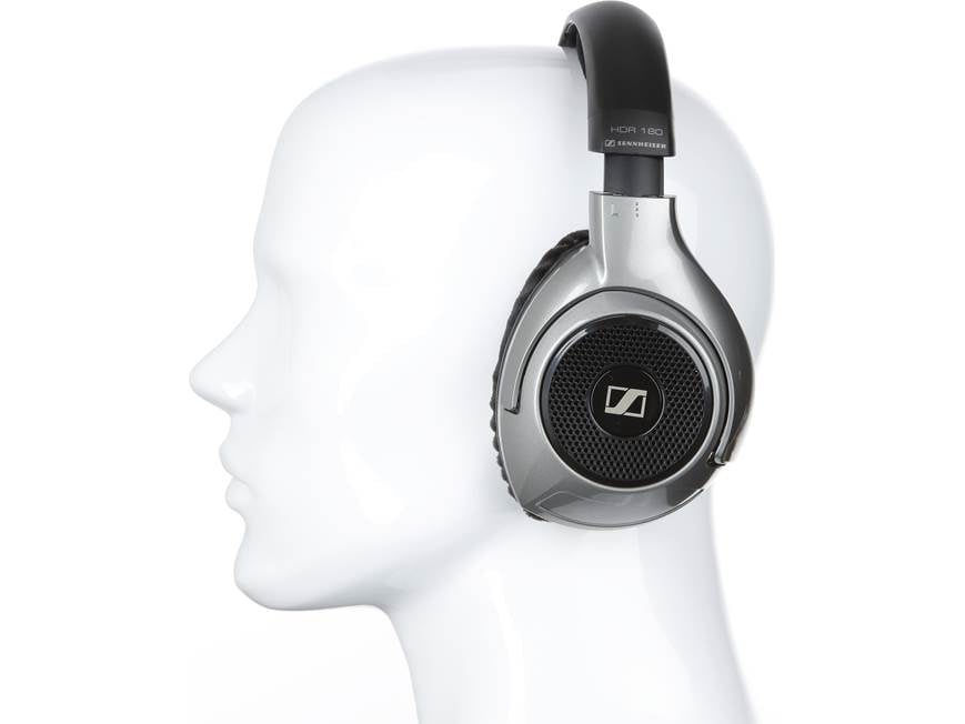 Sennheiser RS 180 Wireless headphones with docking station at