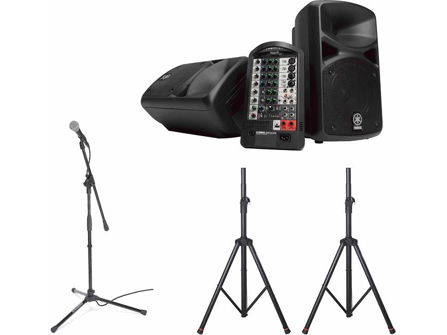 Yamaha STAGEPAS Bundle Package includes Yamaha STAGEPAS 400i