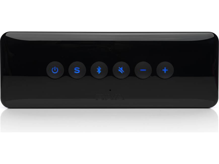 RIVA S (Black) Water-resistant portable Bluetooth® speaker (Black