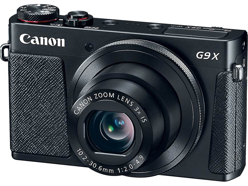 Canon PowerShot G9 X (Black) 20-megapixel digital camera with 3X