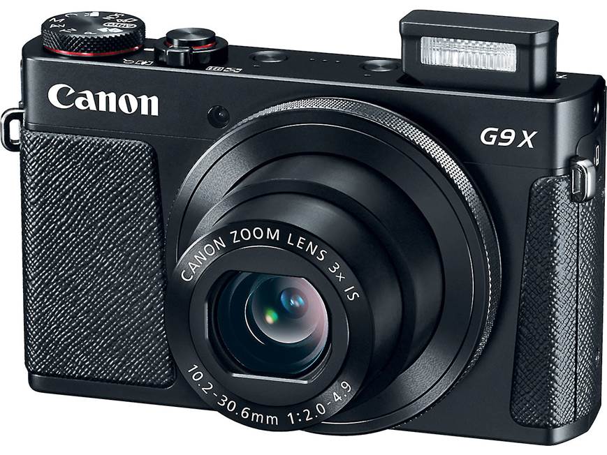 Canon PowerShot G9 X (Black) 20-megapixel digital camera with 3X
