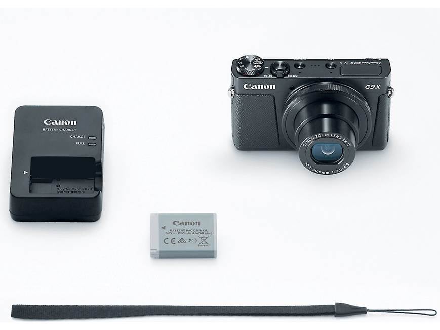Canon PowerShot G9 X (Black) 20-megapixel digital camera with 3X