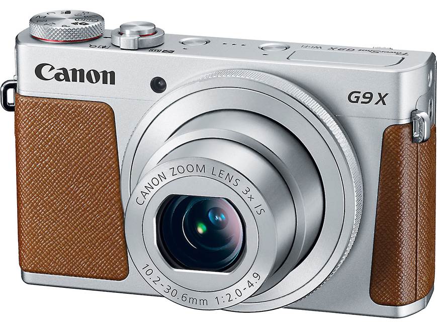 Canon PowerShot G9 X (Silver) 20-megapixel digital camera with 3X