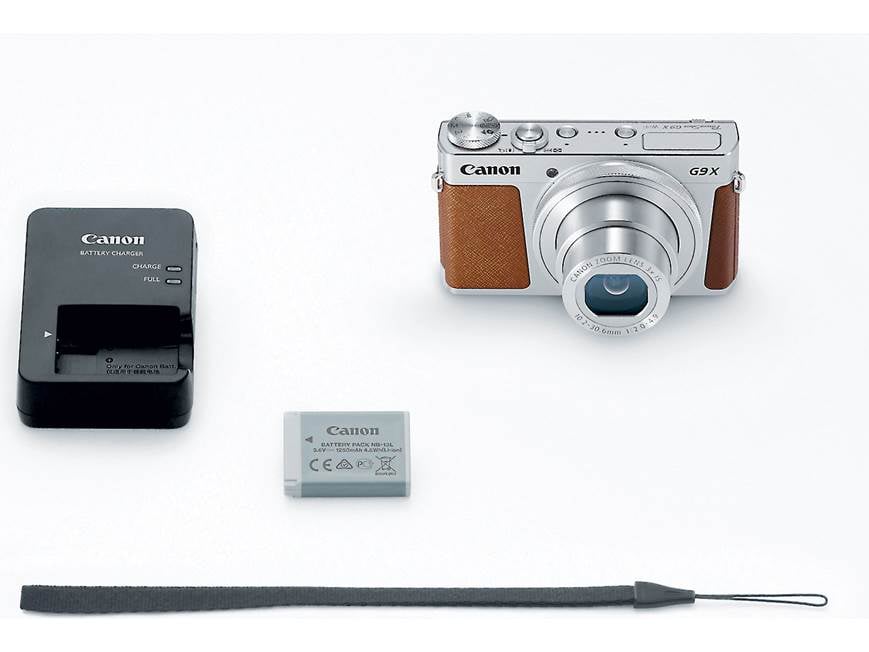 Canon PowerShot G9 X (Silver) 20-megapixel digital camera with 3X