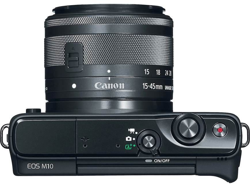 Canon EOS M10 Two Lens Kit 18-megapixel mirrorless camera with 15