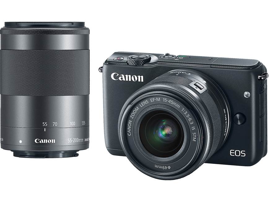 Canon EOS M10 Two Lens Kit 18-megapixel mirrorless camera with 15 Canon EOS M10 Two Lens Kit 18-megapixel mirrorless camera with 15