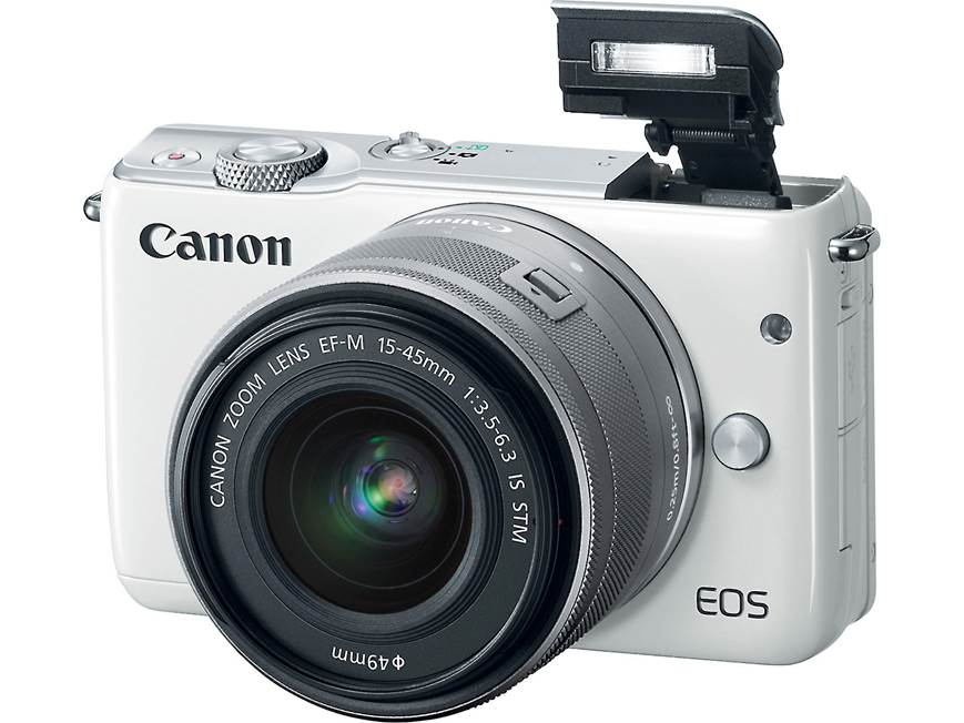 Canon EOS M10 Kit (White) 18-megapixel mirrorless camera with 15