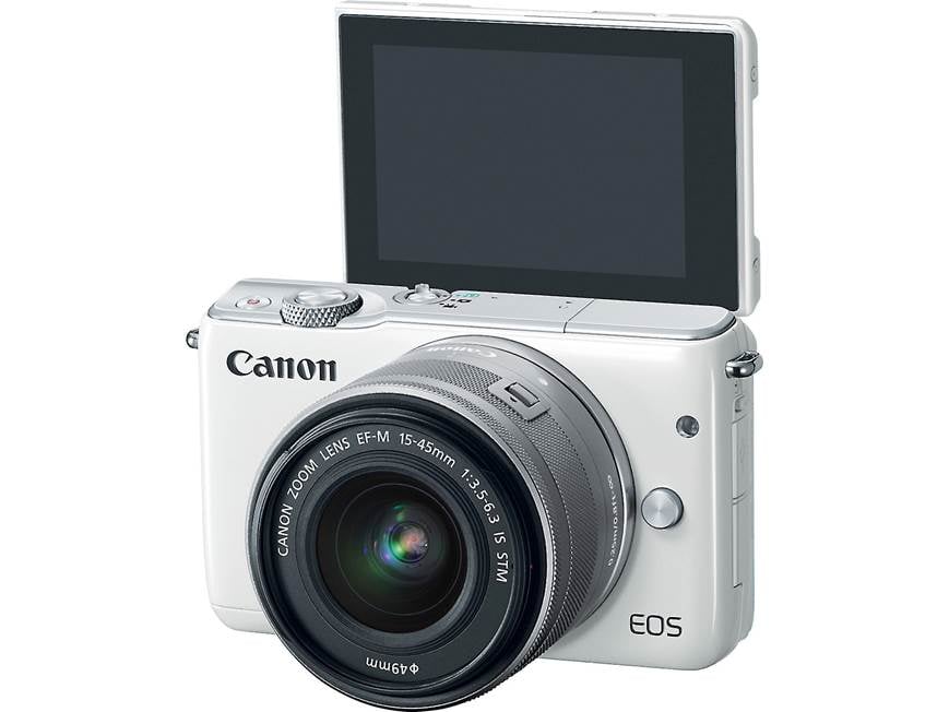 Canon EOS M10 Kit (White) 18-megapixel mirrorless camera with 15