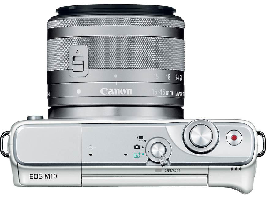Canon EOS M10 ホワイト 15-45mmレンズ付き Canon EOS M10 Kit (White) 18-megapixel mirrorless camera with 15
