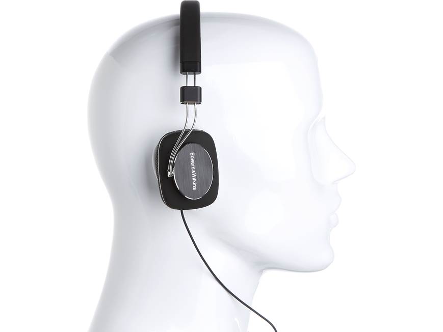 Bowers & Wilkins P3 (Black) Portable, folding on-ear headphones