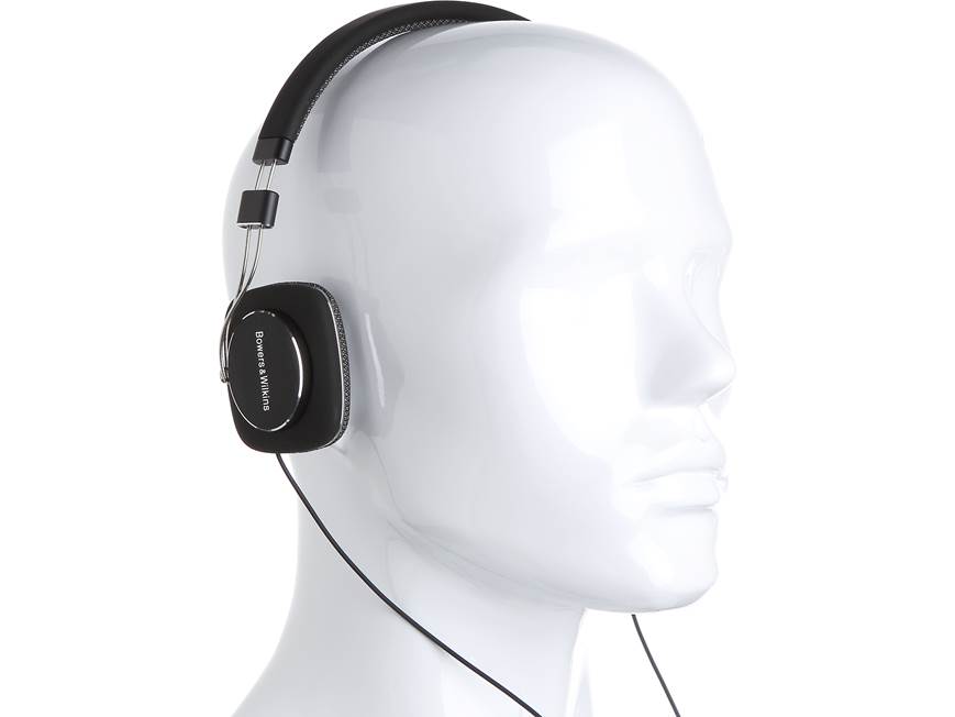 Bowers & Wilkins P3 (Black) Portable, folding on-ear headphones