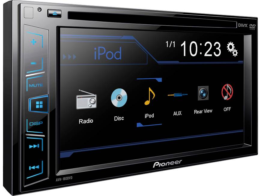 Pioneer AVH-180DVD DVD receiver at Crutchfield