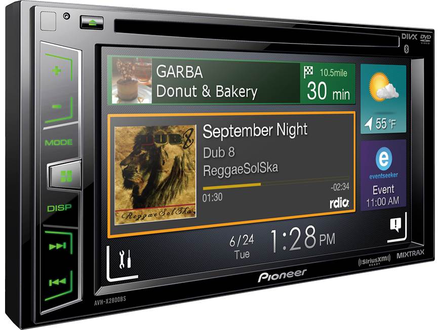Pioneer AVH-X2800BS DVD receiver at Crutchfield