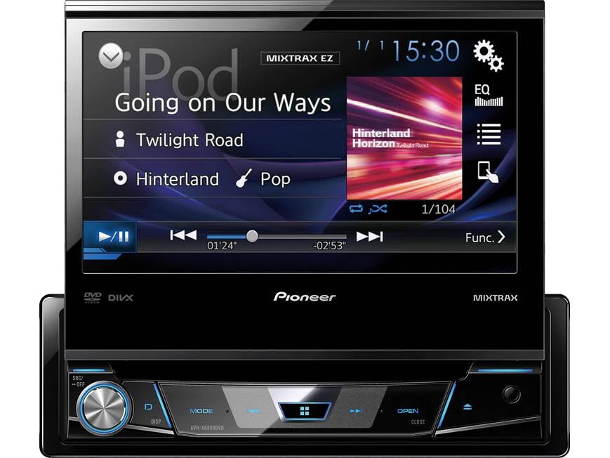 Pioneer AVH-X6800DVD DVD receiver at Crutchfield