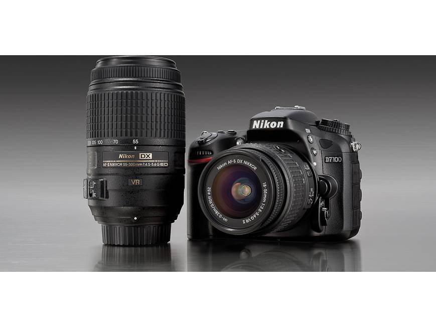Nikon D7100 Two Zoom Lens Bundle 24.1-megapixel digital SLR camera