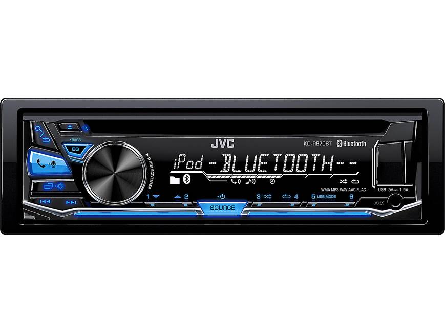 JVC KD-R870BT CD receiver at Crutchfield