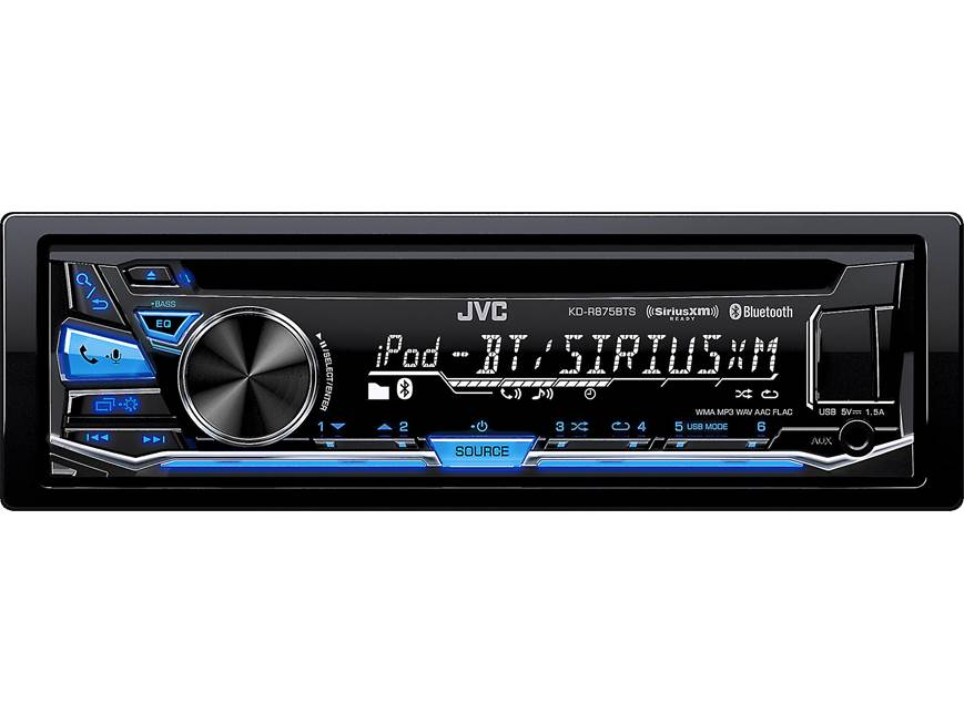 JVC KD-R875BTS CD receiver at Crutchfield