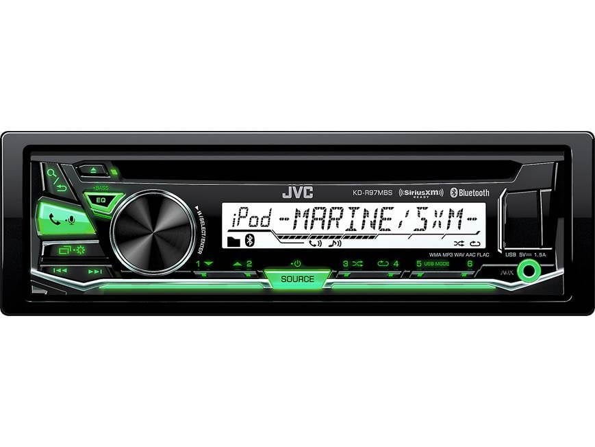 JVC KD-R97MBS CD receiver for Jeep, powersports, or marine
