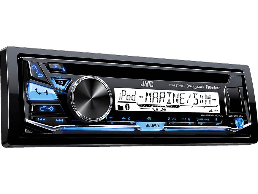 JVC KD-R97MBS CD receiver for Jeep, powersports, or marine