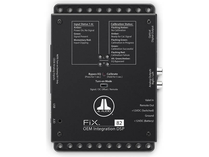 JLオーディオ Fix82 DSP ライン変換シグナルプロセッサー JL Audio FiX™ 82 Digital Signal Processor DSP for adding amps and