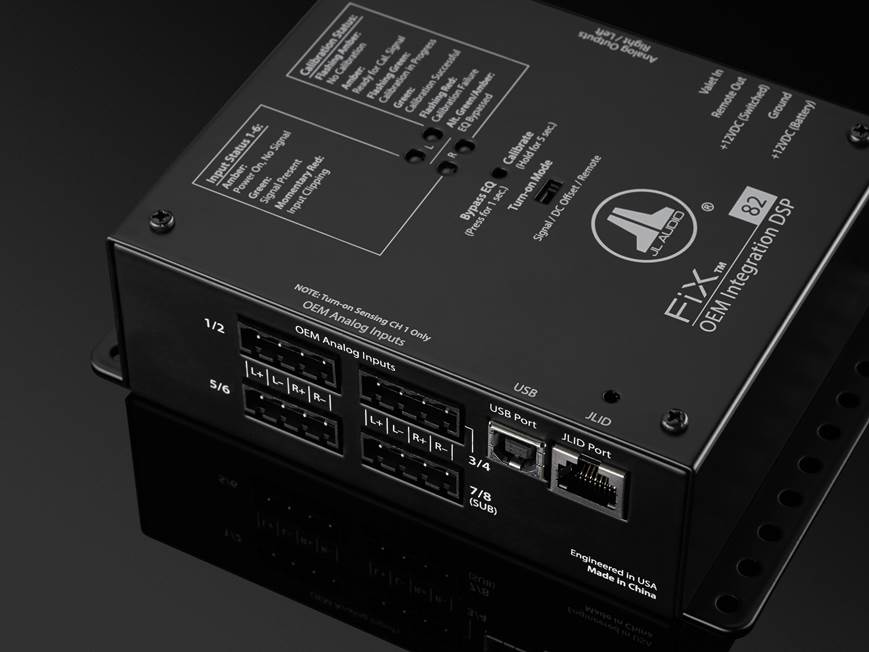 JL Audio FiX™ 82 Digital Signal Processor DSP for adding amps and