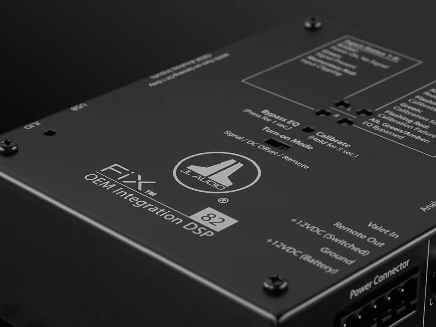 JL Audio FiX™ 82 Digital Signal Processor DSP for adding amps and