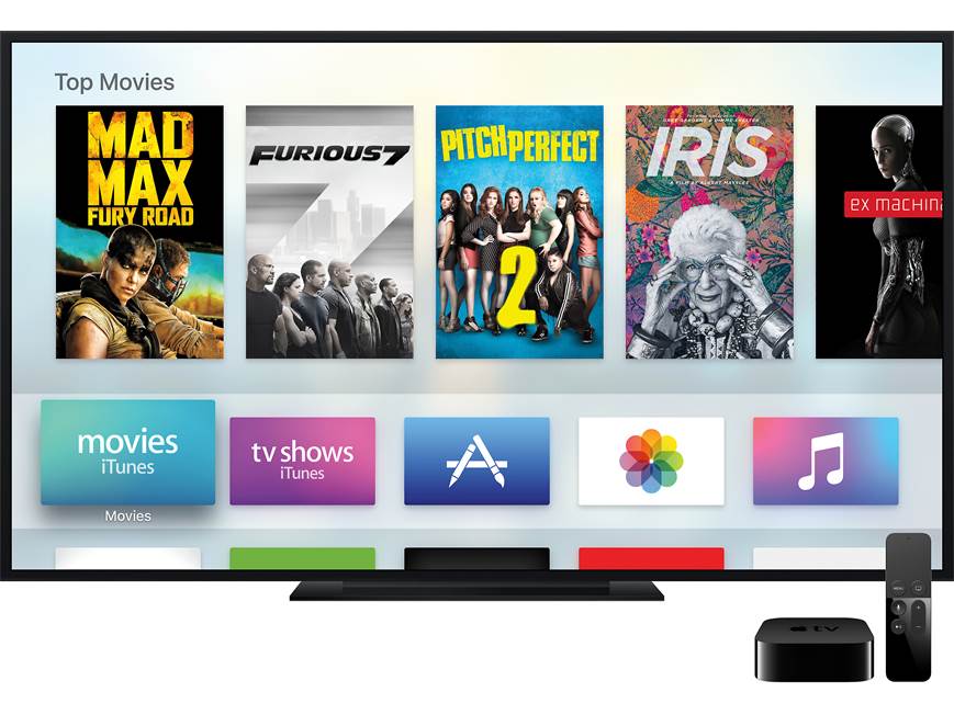 Apple TV (4th Generation) (32GB) With Wi-Fi®, Apple AirPlay® and