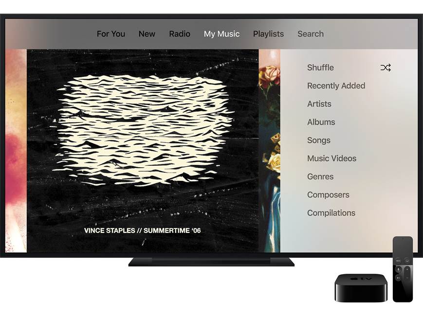 Apple TV (4th Generation) (32GB) With Wi-Fi®, Apple AirPlay® and