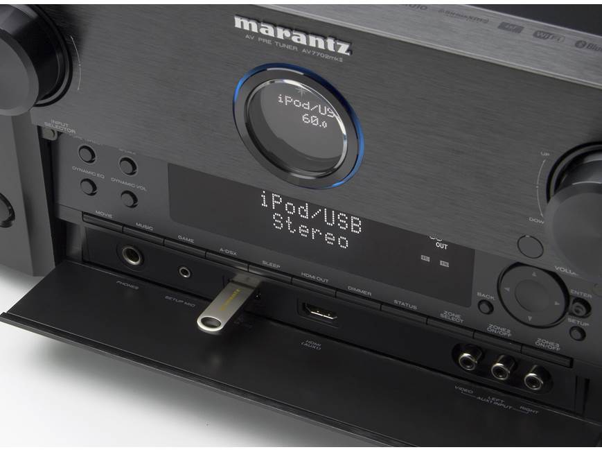 Marantz AV7702mkII Home theater preamp/processor with 11.2-channel