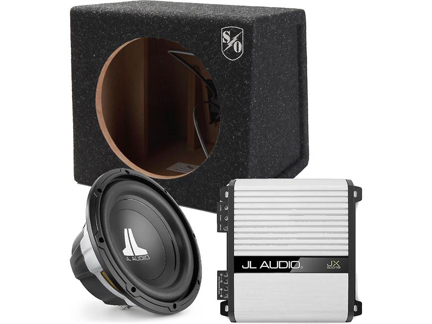 JL Audio 300-Watt Bass Package Includes JL Audio W0v3 10