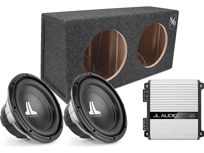 JL Audio 500-Watt Bass Package Includes two JL Audio W0v3 10