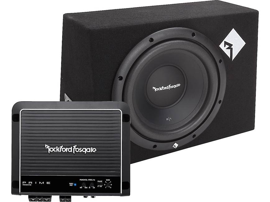 Rockford Fosgate 300-Watt Bass Package Includes R500X1D amplifier