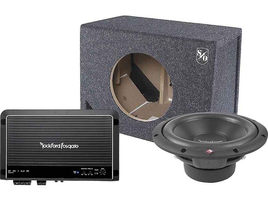 Rockford Fosgate 250-Watt Bass Package Includes R250X1 amplifier