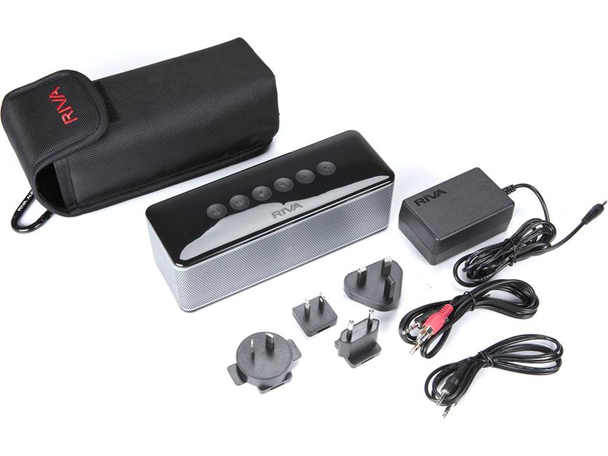 RIVA S (Black) Water-resistant portable Bluetooth® speaker (Black