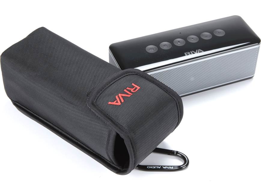 RIVA S (Black) Water-resistant portable Bluetooth® speaker (Black