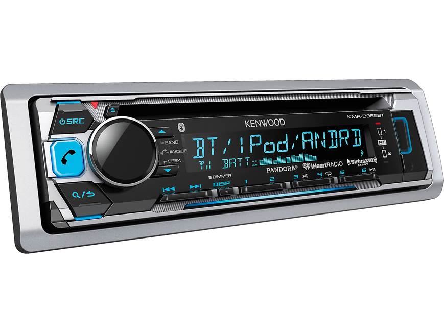 Kenwood KMR-D365BT Marine CD receiver with Bluetooth® at Crutchfield