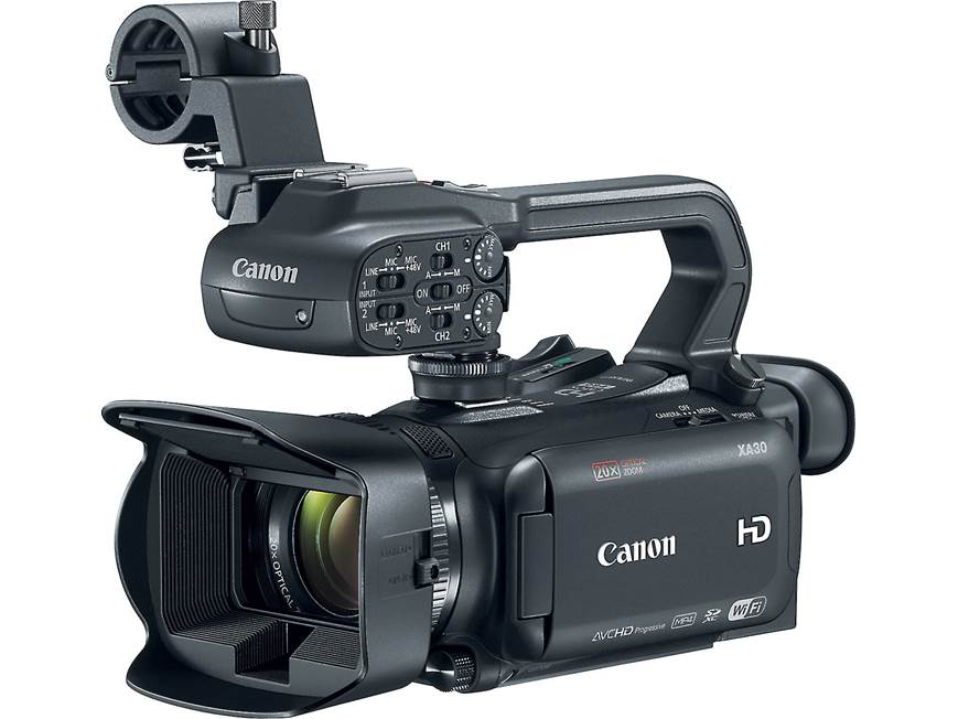 Canon XA30 Professional HD camcorder at Crutchfield