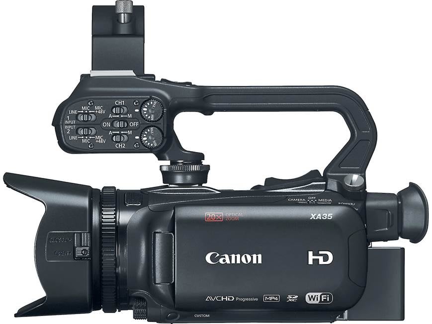 Canon XA35 Professional HD camcorder at Crutchfield
