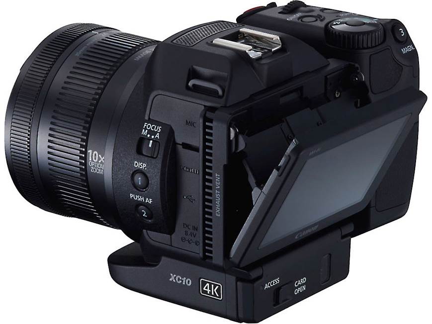 Canon XC10 Professional 4K Ultra HD camcorder at Crutchfield