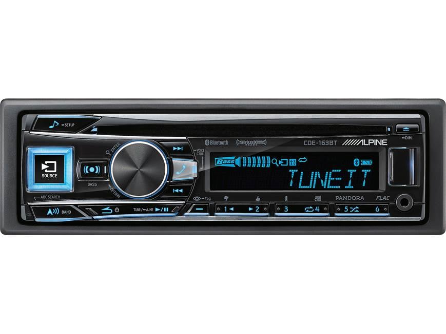 Alpine CDE-163BT CD receiver at Crutchfield