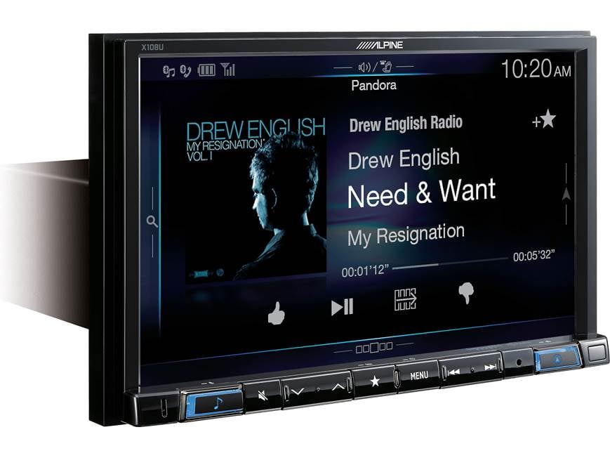 Alpine X108U Digital media navigation receiver with 8