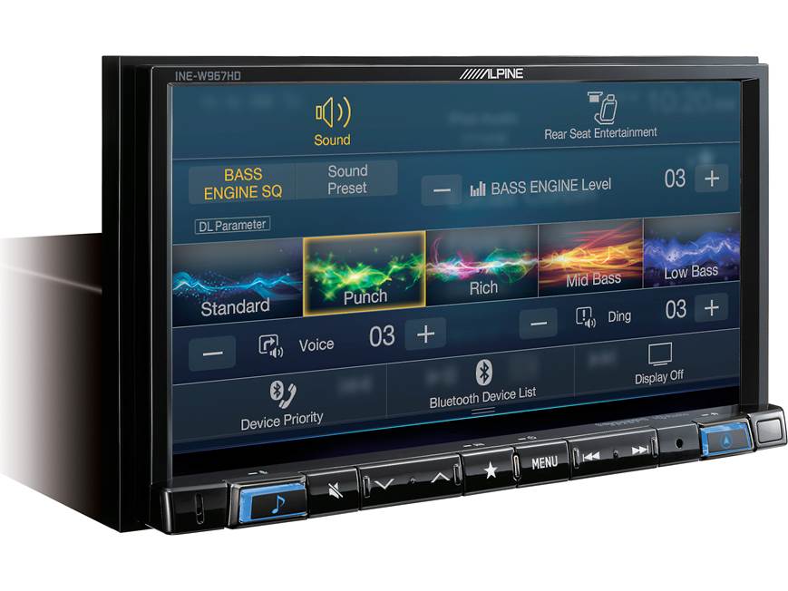 Alpine INE-W967HD Digital media navigation receiver (does not play