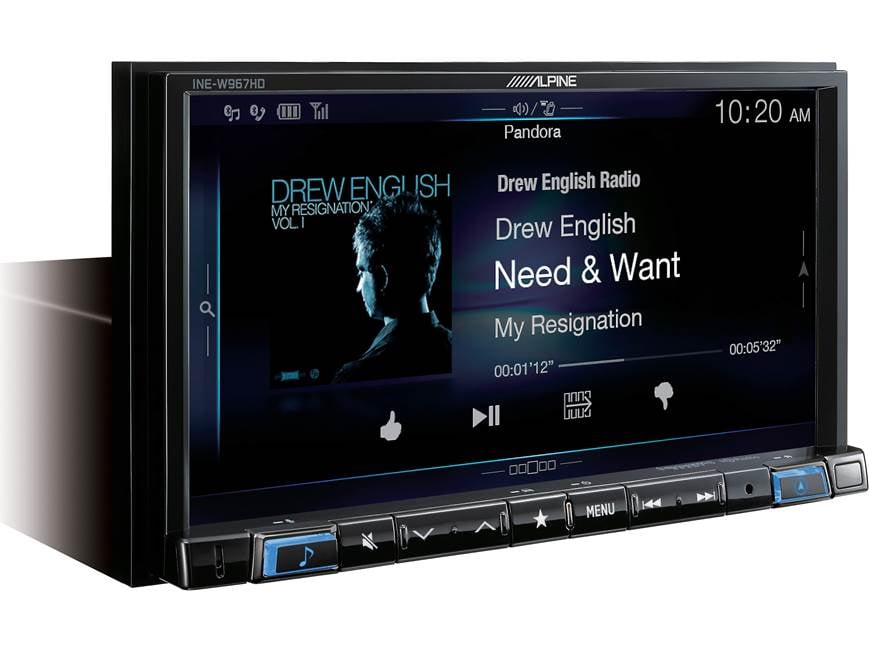 Alpine INE-W967HD Digital media navigation receiver (does not play