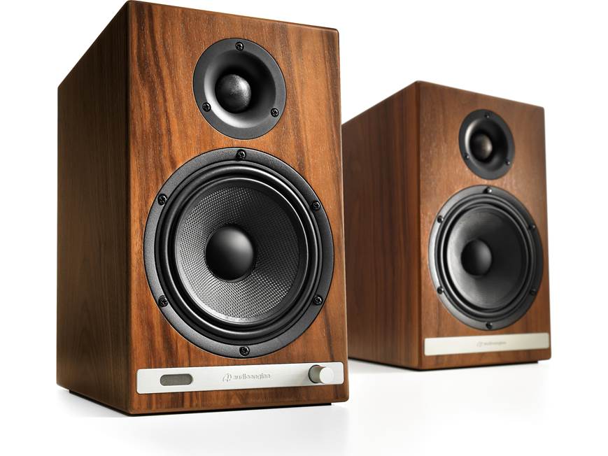 Audioengine HD6 (Walnut) Powered stereo speakers with Bluetooth