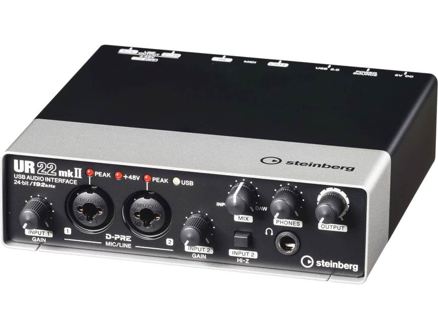Steinberg UR22 mkII Recording Bundle USB/iPad® recording interface