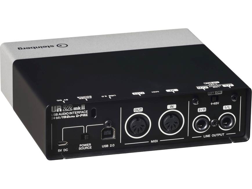 Steinberg UR22 mkII Recording Bundle USB/iPad® recording interface