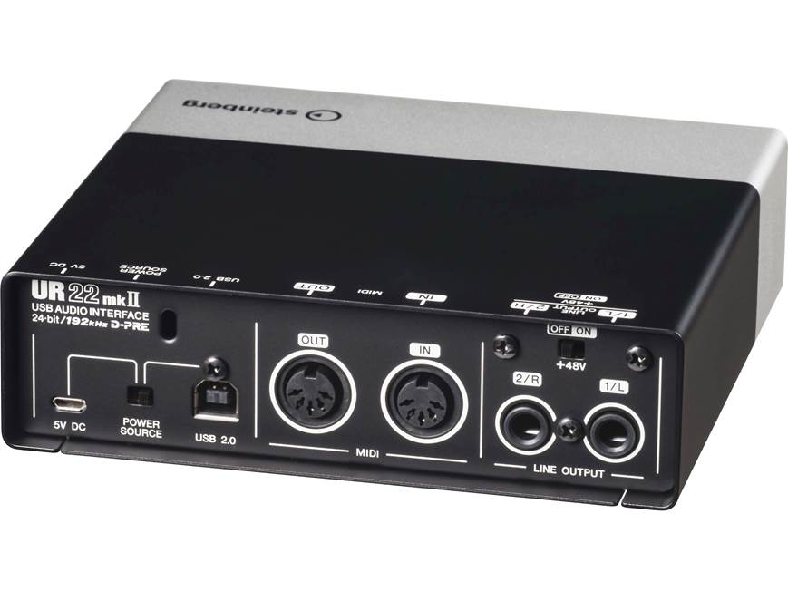 Steinberg UR22 mkII Recording Bundle USB/iPad® recording interface